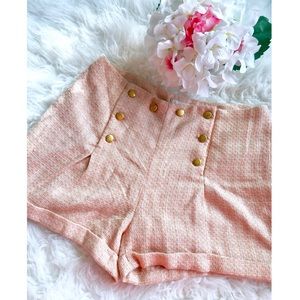 NWOT Tweed High Waisted Shorts